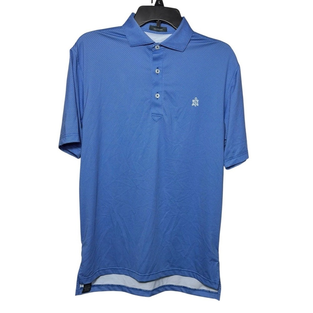 Turtleson Blue Polo Shirt Men's Size‎ Small Golf Performance